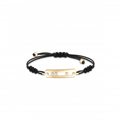 MESSIKA MOVE CORD BRACELET LARGE YELLOW GOLD DIAMOND BRACELET 05311-YG